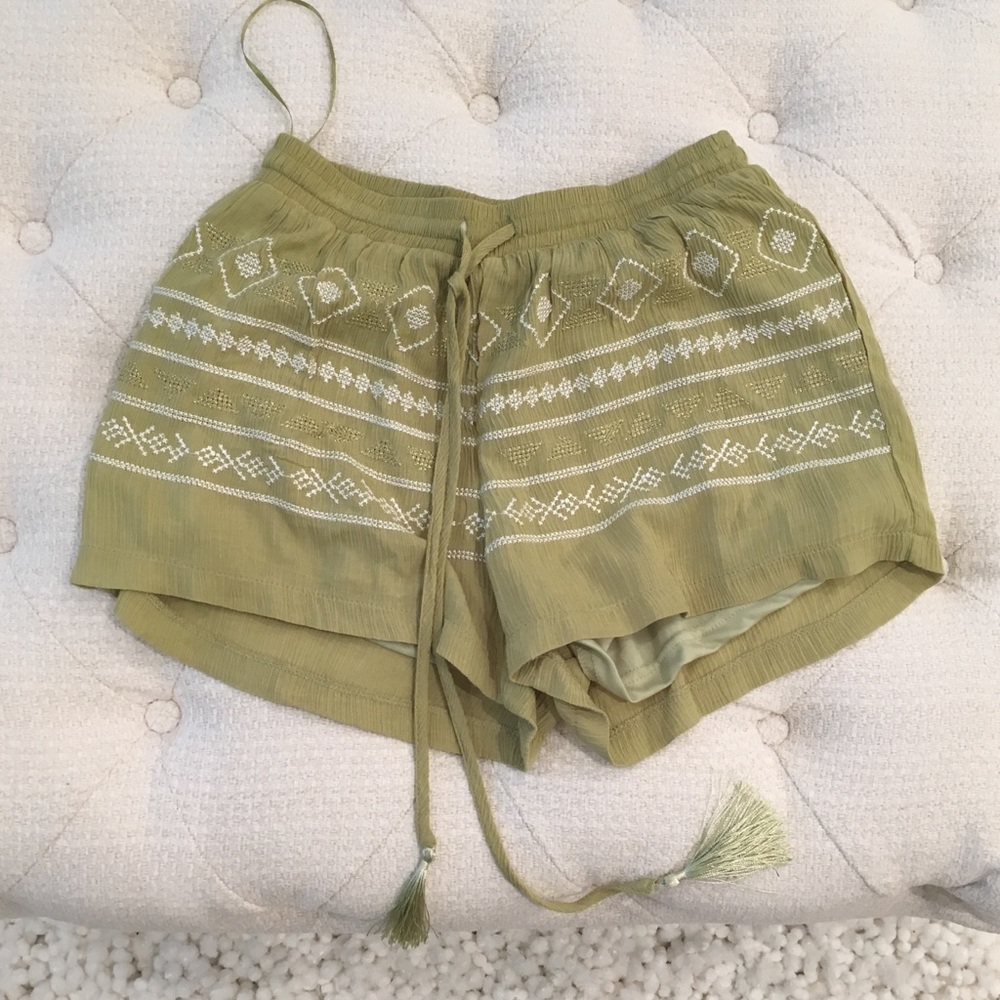 Green Francesca’s Beach Shorts